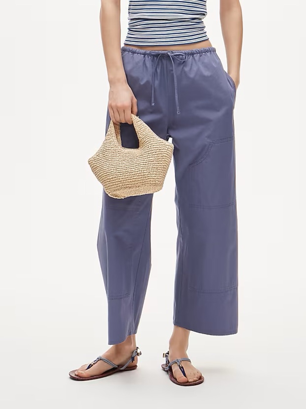 J.Crew Cotton Poplin Luna Pant